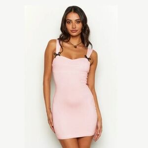 Beginning Boutique Pink Bow Dress